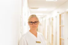 Åsa Petersén at the hospital. Photo. 